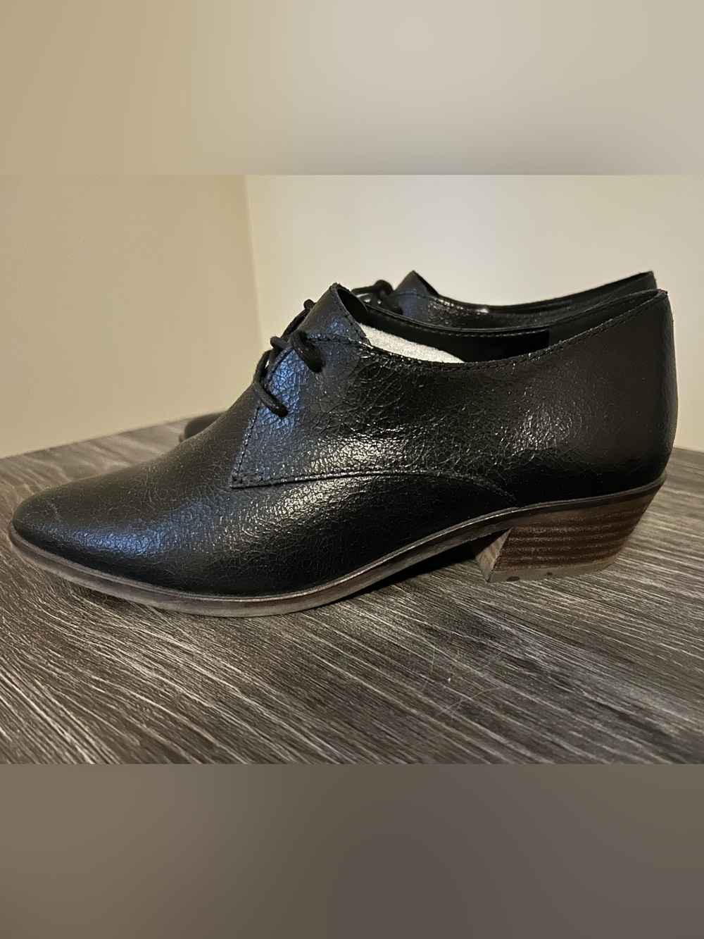 Lucky Brand Leather Oxford‑Style Shoes – Size 6.5